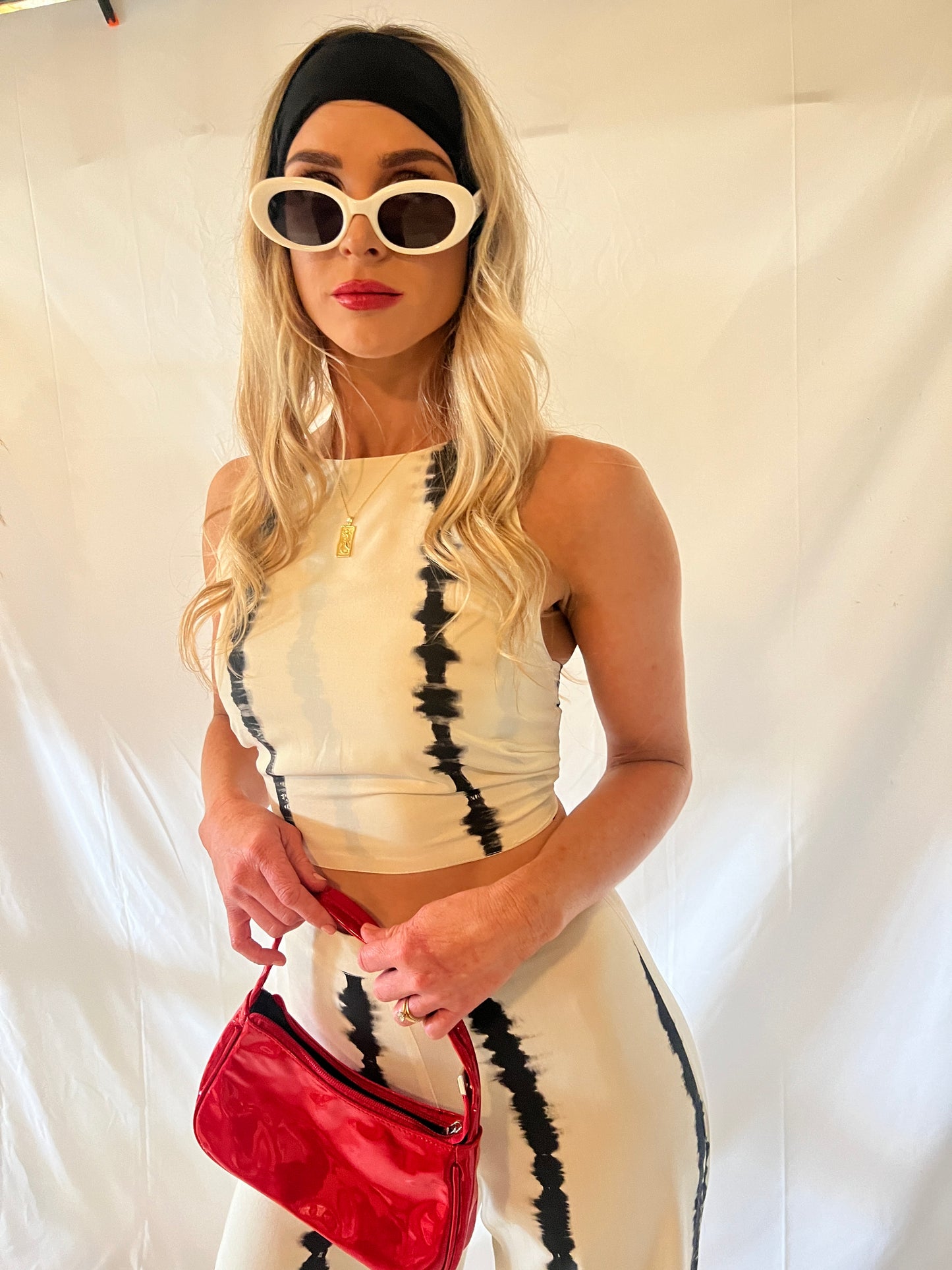 Heaven Tie Top - Kaleidoscope Print