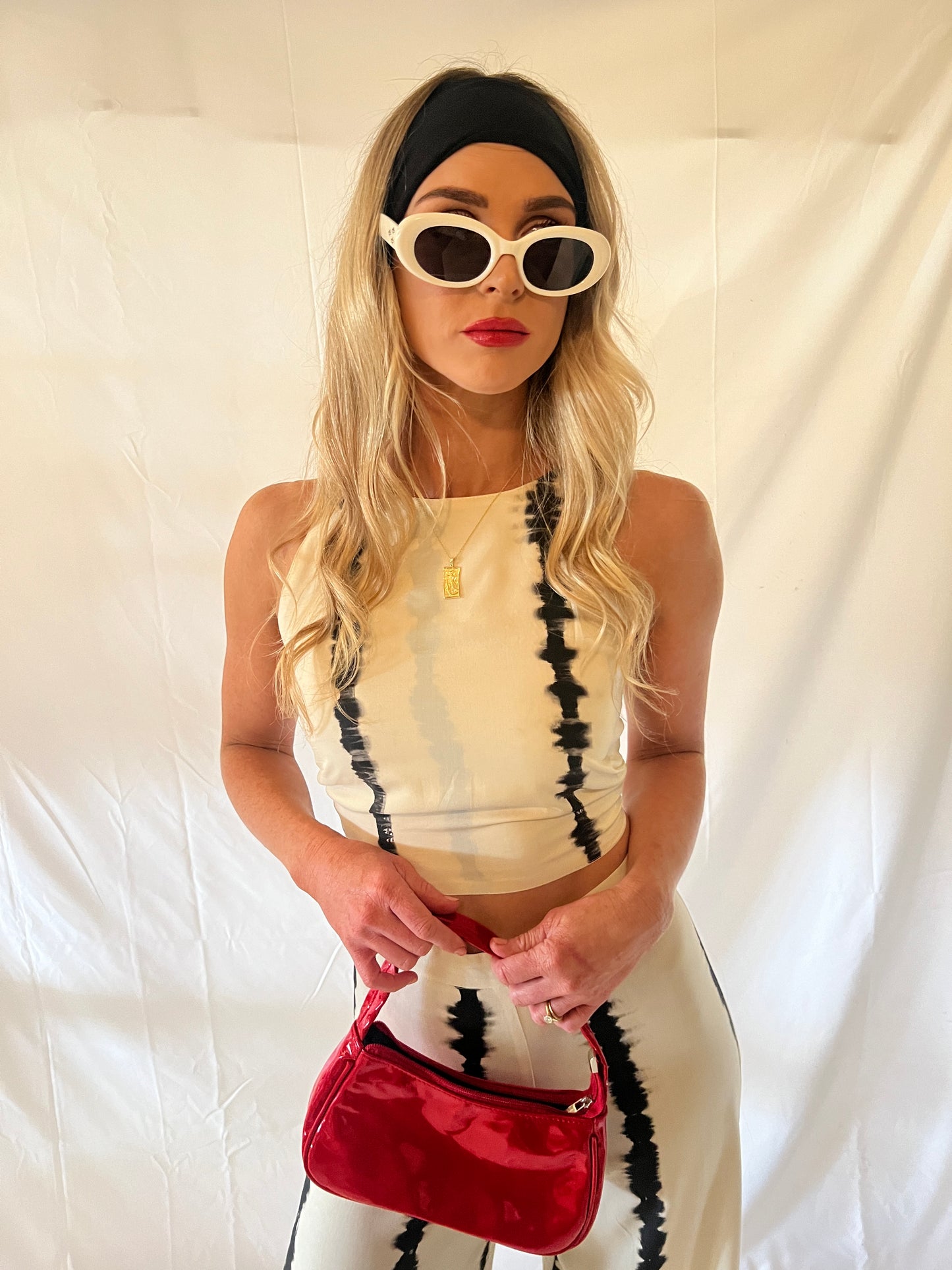 Heaven Tie Top - Kaleidoscope Print